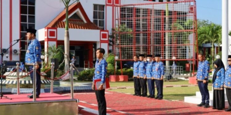Sekretaris Kabupaten Kutai Kartanegara Ajak ASN Mulai Tugas dengan Semangat Baru
