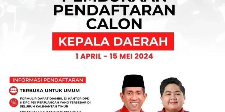 PDI Perjuangan Kaltim Buka Penjaringan Calon Kepala Daerah, Komitmen untuk Memilih Pemimpin yang Berpihak pada Rakyat