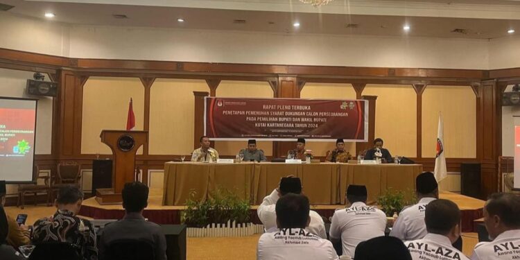 Pasangan Awang Yacob Luthman dan Akhmad Zais di Nyatakan Lolos Jalur Independen Pilkada Kukar 2024