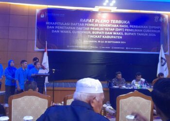 KPU Kukar Tetapkan Daftar Pemilih Tetap (DPT) Sebanyak 552.469 Pemilih