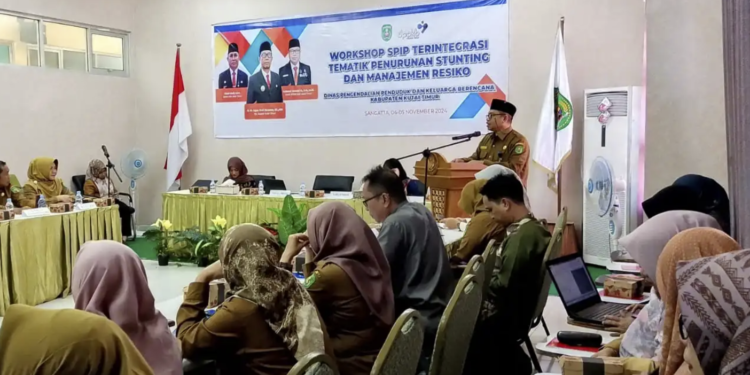 Workshop SPIP DPPKB Kutim: Mempercepat Upaya Penurunan Stunting
