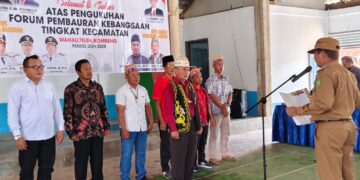 Perkuat Persatuan, FPK Wahau, Telen, dan Kongbeng Dikukuhkan