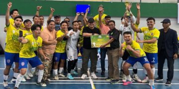 Dispora Kaltim Apresiasi Partisipasi Tim Futsal Korpri ke-53