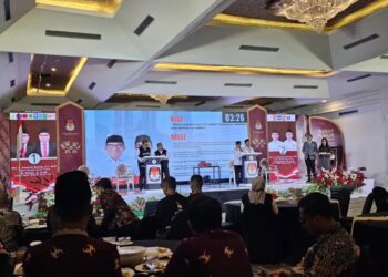 Debat Perdana Pilkada Kutim Berlangsung Lancar