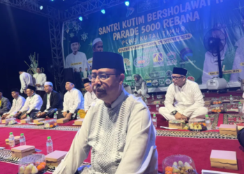 Parade 5000 Rebana Semarakkan Hari Santi Kutim