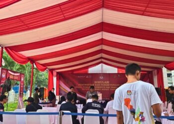 Menyongsong 27 November, KPU Samarinda Adakan Simulasi Pemungutan dan Penghitungan Suara