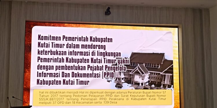 Presentasi ke KI Kaltim, Pemkab Kutim Berkomitmen Tingkatkan Keterbukaan Informasi Publik