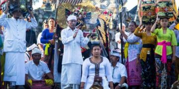 Umat Hindu di Kerta Buana Gelar Arak-Arakan Ogoh-Ogoh Sambut Nyepi