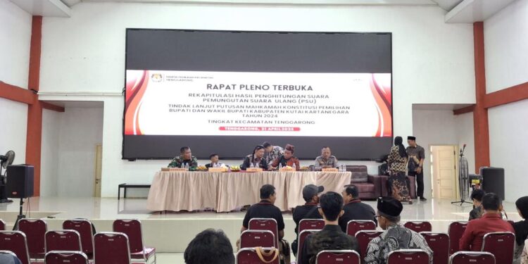 PPK Tenggarong Mulai Rekapitulasi Hasil PSU Pilkada Kukar, Proses Dipastikan Lancar