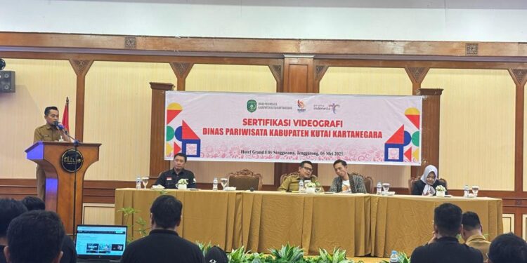 Dispar Kukar Dorong Daya Saing Ekraf Lewat Sertifikasi Videografi Profesional