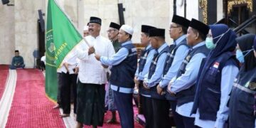 12 Tahun Penantian, Bupati Kukar Lepas Jamaah Haji Tenggarong di Masjid Sultan Sulaiman
