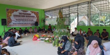 Gotong Royong Jadi Bagian Utama Sedekah Bumi di Loh Sumber