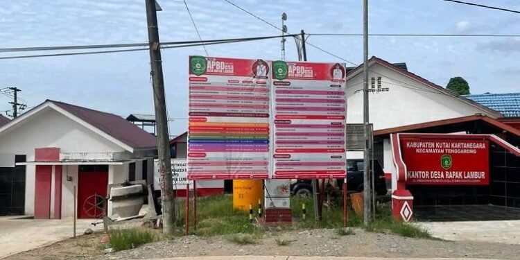 Infografis Anggaran Desa Jadi Tolak Ukur Keterbukaan Dana Desa dan RT di Kukar