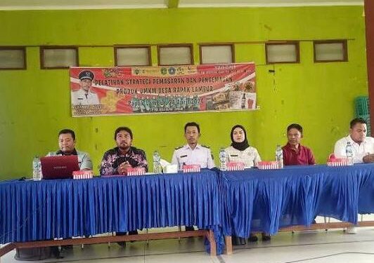 Puluhan Pelaku UMKM Desa Rapak Lambur Terus Dibina