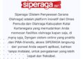 Demo penggunaan aplikasi Siperaga di kantor Dispora Kukar, Tenggarong