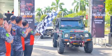Komunitas Happy Jimny Kukar bersama Dispora Kukar membuka kegiatan Blukar 4x4