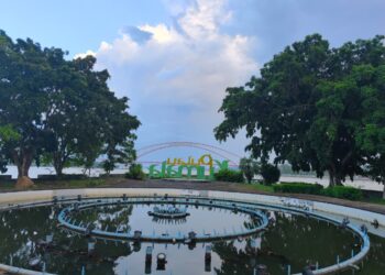 Kawasan Pulau Kumala yang dikaji untuk pengembangan wisata olahraga