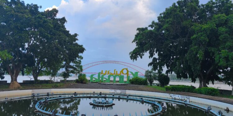 Kawasan Pulau Kumala yang dikaji untuk pengembangan wisata olahraga