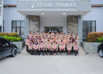 Rapat koordinasi Dispora Kukar terkait pembangunan sekretariat Pramuka di tingkat kecamatan