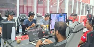 Studio latihan e-sport milik Dispora Kukar yang mulai dimanfaatkan atlet muda