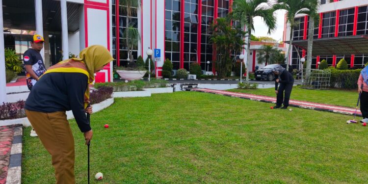 Atlet gateball Kukar berlatih menjelang PORPROV 2025