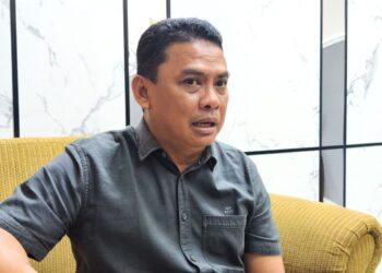 Kabid Kepramukaan Dispora Kukar memaparkan agenda pelatihan dan kegiatan Pramuka 2025