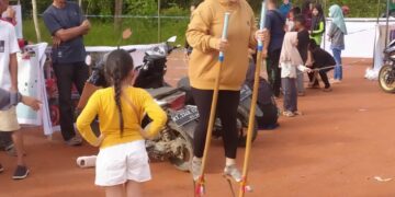 Permainan tradisional lokal yang terus dikembangkan sebagai identitas budaya Kukar