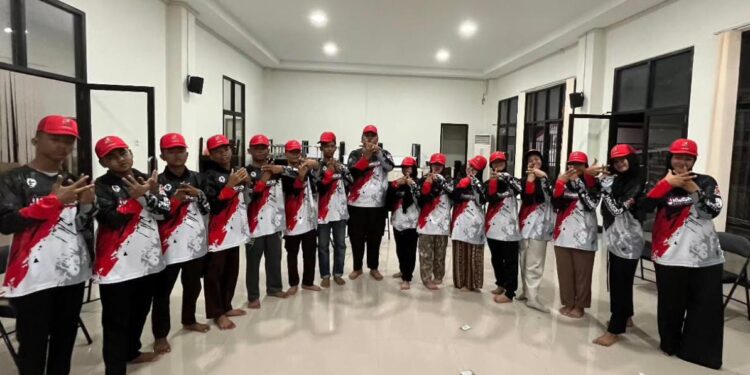 Peserta Pramuka Kukar bersiap mengikuti Jambore Provinsi Kaltim 2025