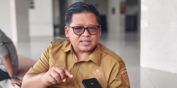 Ketua Kwarcab Kukar Aji Ali Husni memaparkan arah pembinaan pramuka lima tahun ke depan