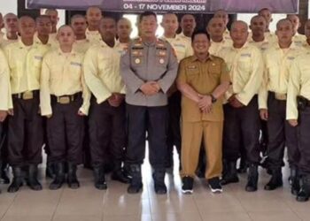 Perwakilan KNPI Kukar turut hadir membuka pelatihan Garda Pratama