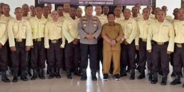 Perwakilan KNPI Kukar turut hadir membuka pelatihan Garda Pratama