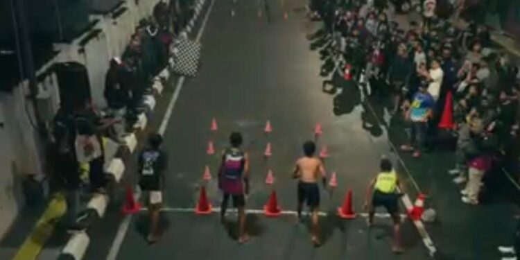 Ilustrasi Event Run Street