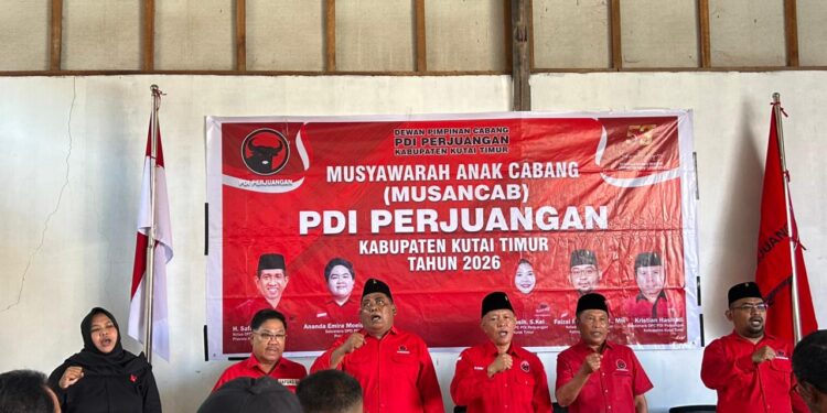Musancab PDI-Perjuangan Kutim, Sugiyono Sebut Jadi Ajang Penguatan Basis dan Strategi Elektoral