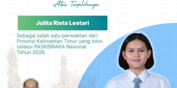 Sangat Membanggakan, Siswi SMAN 1 Tabang Lolos Seleksi Paskibraka Nasional 2026