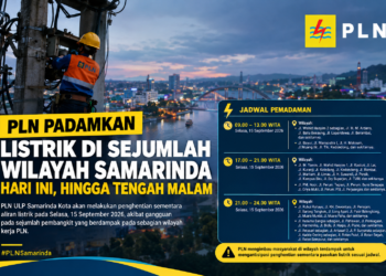 PLN Padamkan Listrik di Sejumlah Wilayah Samarinda Hari Ini, Berlangsung hingga Tengah Malam